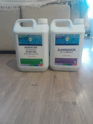 Alguicida y Eliminador Turbidez Líquido Piscina SE