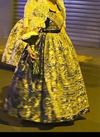 Manteletas Fallera Adulta Doradas