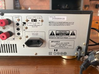 Amplificador Sansui AU-X417R Negro