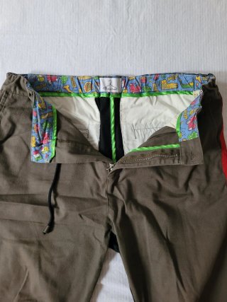 Pantaloni Uomo Marroni/Neri con Striscia
