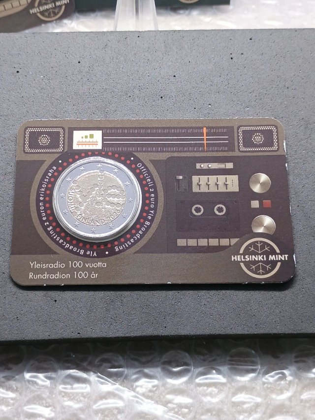 2€ Finlandia 2026 YLE Lotto Proof+coincard
