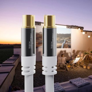 KabelDirekt – Cable Antena TV 4K, Cable Coaxial –