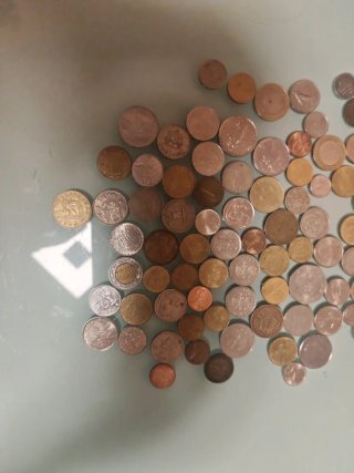 Lote Monedas Extranjeras Variadas