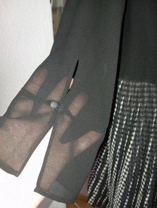 Blusa Purificación García Negra Talla 42