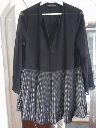 Blusa Purificación García Negra Talla 42