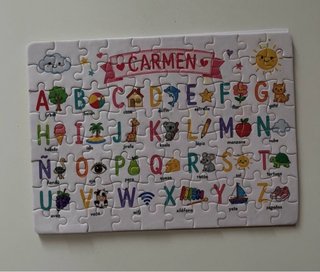 Puzzle Personalizado CARMEN Abecedario