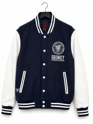 Chaqueta bomber GRMY azul y blanca