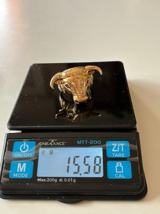 Anillo Toro Oro 18k