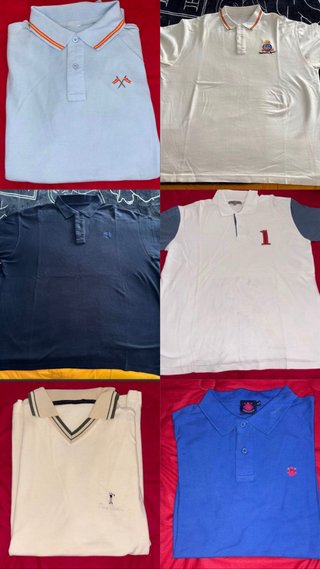 Lote de 21 polos de hombre