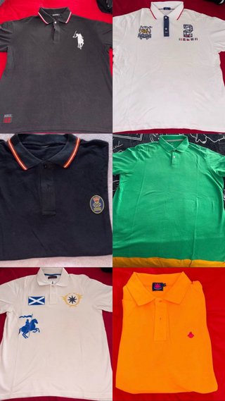 Lote de 21 polos de hombre