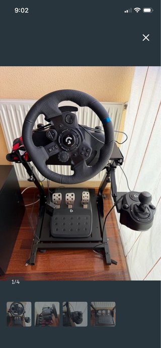 Logitech G923 PS4/PS5 y soporte