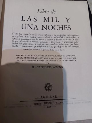 Las Mil y Una Noches 1a edición 1954 México