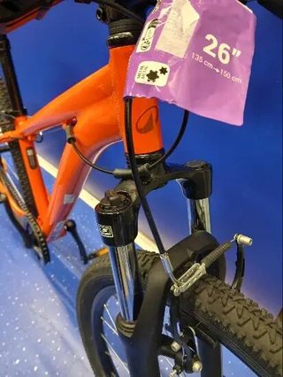 Bicicleta Niños MTB EXPL 500  9-12 Años Naranja 26"