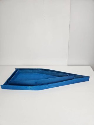 Barcas decorativas azules (2 unidades)