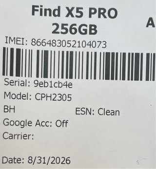 Oppo Find X5 Pro 256GB Nero