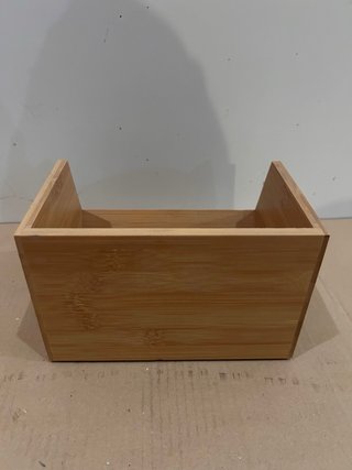 Caja organizadora/expositora de bambú
