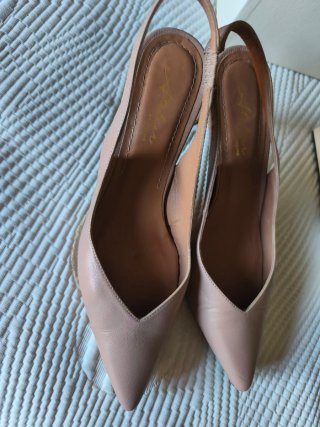 Scarpe Atelier Latouche in pelle color nude T40