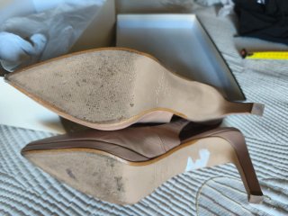 Scarpe Atelier Latouche in pelle color nude T40