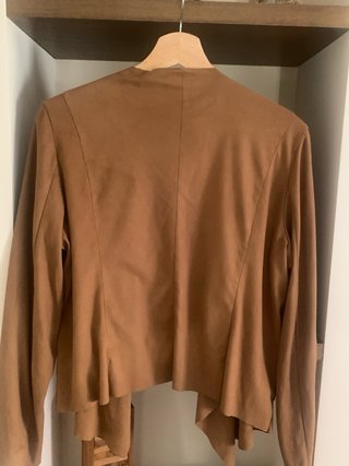 Chaqueta efecto ante
