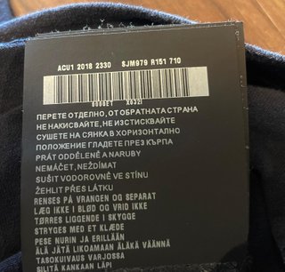 Camiseta Prada Negra Manga Corta