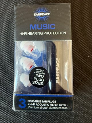 Tapones Oídos EarPeace Music Hi-Fi Protección