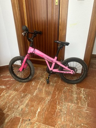 Bicicleta Monty rosa infantil
