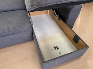 Sofá Cama Chaise Longue Gris, como nuevo