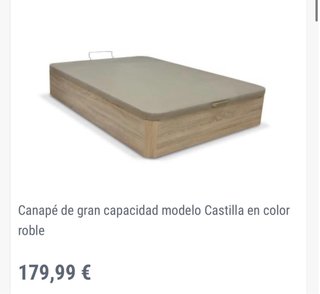 Canapé de gran capacidad modelo Castilla