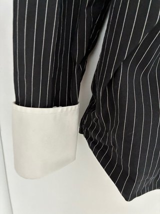 Camisa GANT rayas cuello y puños blancos T-M/L