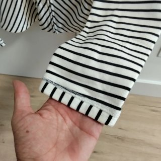 Americana Zara rayas péplum Talla S