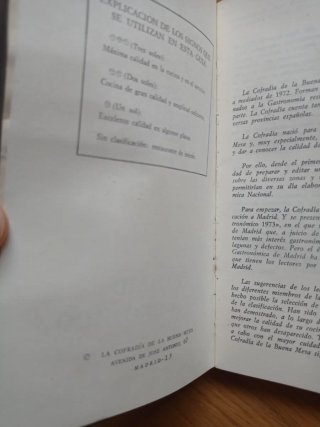 Madrid gastronómico, 1974