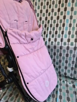 BUGABOO SACO Y CAPOTA ROSA SOFT PINK CAMALEON