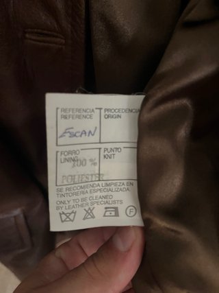 Chaqueta Saga Ibañez Piel Búfalo Marrón