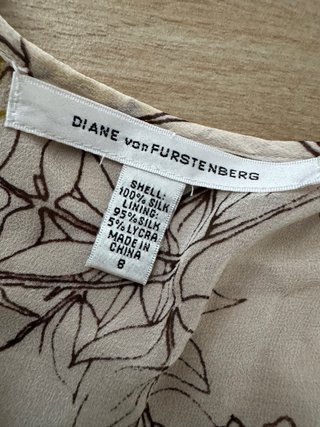 Abito in seta Diane Von Furstenberg