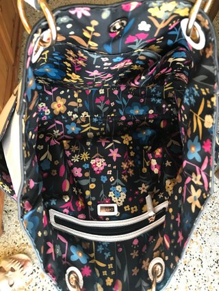 Borsa Carpisa bianca e multicolor