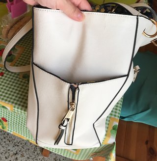 Borsa Carpisa bianca e multicolor