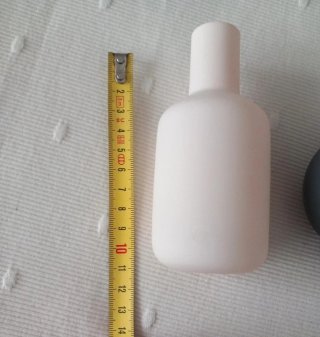 Jarrón Cerámica Mini, gris antracita y blanco