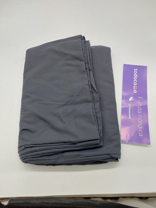 Todocama – Funda nórdica de Microfibra para edredón de Tacto Extra Suave. (Gris Oscuro - Cama 80/90-