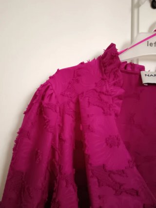Camisa Naf Naf rosa elegante