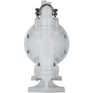 Bomba de Doble Diafragma Operada por Aire 25.4mm(1 pulgada) Entrada/Salida 113 L/min(30GPM) Polipropileno Máx 7 bar(100PSI) para Uso Químico e Industrial