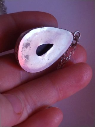 Collana pendente labradorite