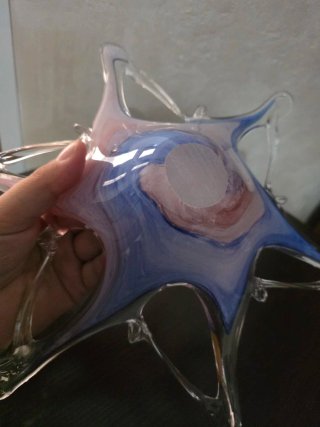 Svuotatasche centrotavola in vetro