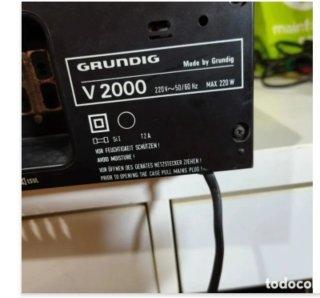 Amplificador Grundig V 2000 Hi-Fi