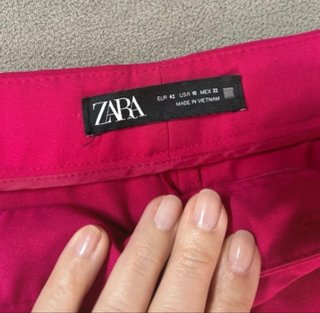 Traje Zara Mujer Rosa Fucsia Talla M