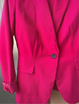 Traje Zara Mujer Rosa Fucsia Talla M