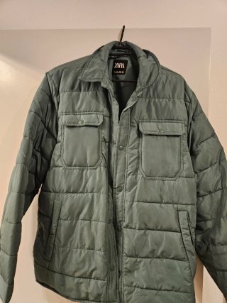 Chaqueta Zara Verde Oliva