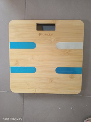 Báscula Inteligente Silvergear Bambú