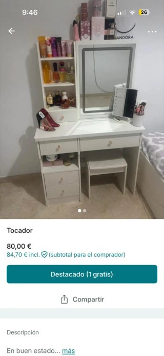 Cama individual 90 cm