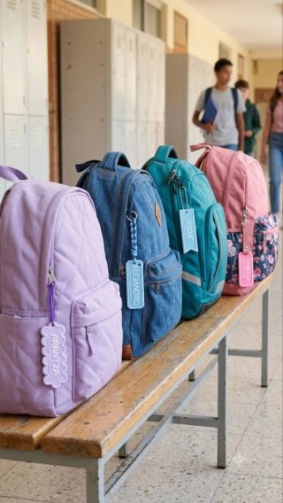 Identificadores para mochilas escolares