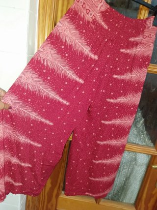 Pantalón hindú estilo pareo
